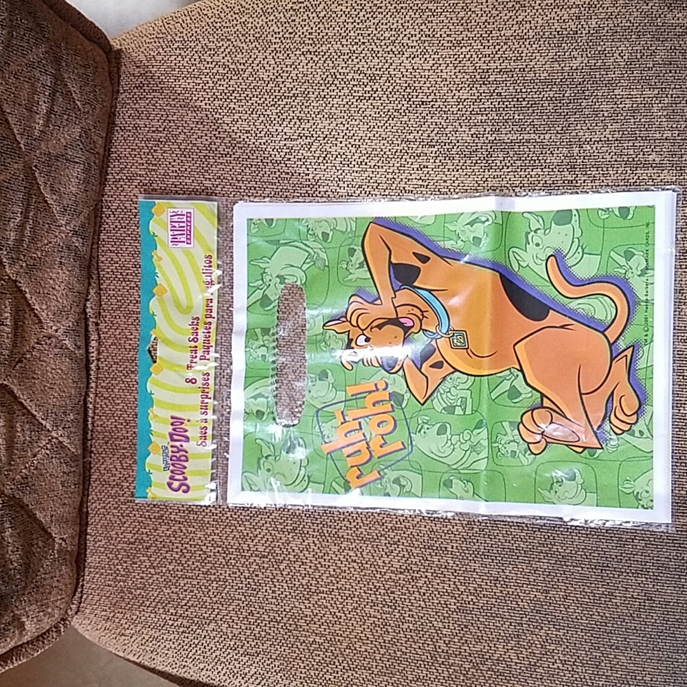 Vintage 2001 Cartoon Network Scooby-Doo 8 Treat Sacks Party Express Halmark Y2K